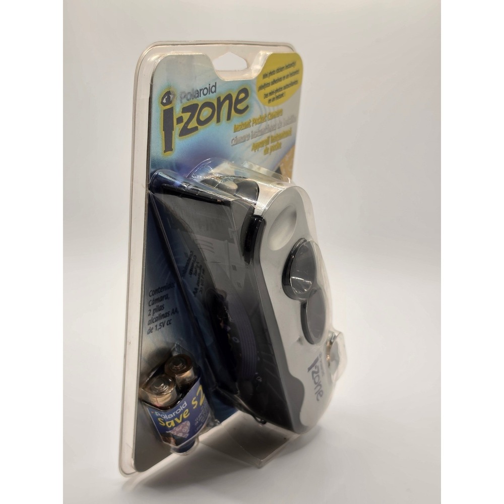 Polaroid i-Zone Instant Pocket Camera Silver Vintage 2001 New Sealed 0108-1-13-1 - Picture 4 of 5